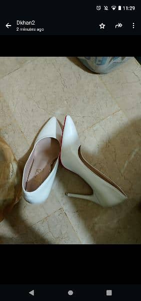 brand IELGY . colour: white. SiZE :EU 40  heels 10 cm 1
