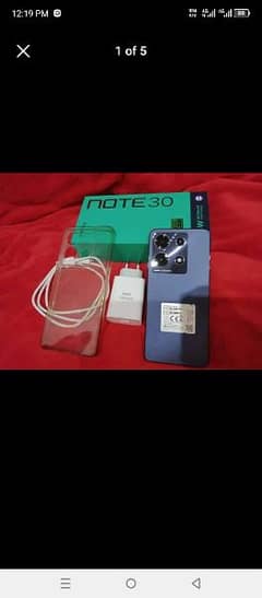 Infiax note 30 8+8/256
 full box in weranty condition just
