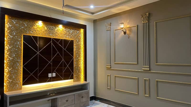 10 Marla brand new luxery stylish Spanish style house double storey first entry available for sale in valancia town lahore 6