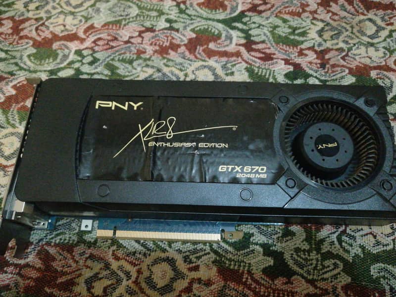 DDR 5 GForce GTX670 2 GB Graphic Card for Gaming or Video Editing 1