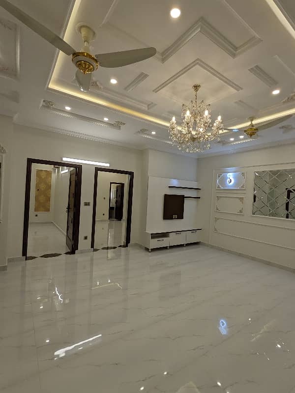 10 Marla Brand New Vip Luxury Stylish Spanish Style Double Storey Standard House Available For Sale In PIA Housing Society Johar Town Phase 1 Lahore Pics Also Original By Fast Property Services Real Estate And Builders Lahore 9