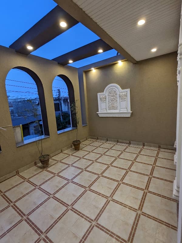 10 Marla Brand New Vip Luxury Stylish Spanish Style Double Storey Standard House Available For Sale In PIA Housing Society Johar Town Phase 1 Lahore Pics Also Original By Fast Property Services Real Estate And Builders Lahore 32