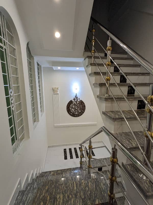 10 Marla Brand New Vip Luxury Stylish Spanish Style Double Storey Standard House Available For Sale In PIA Housing Society Johar Town Phase 1 Lahore Pics Also Original By Fast Property Services Real Estate And Builders Lahore 33