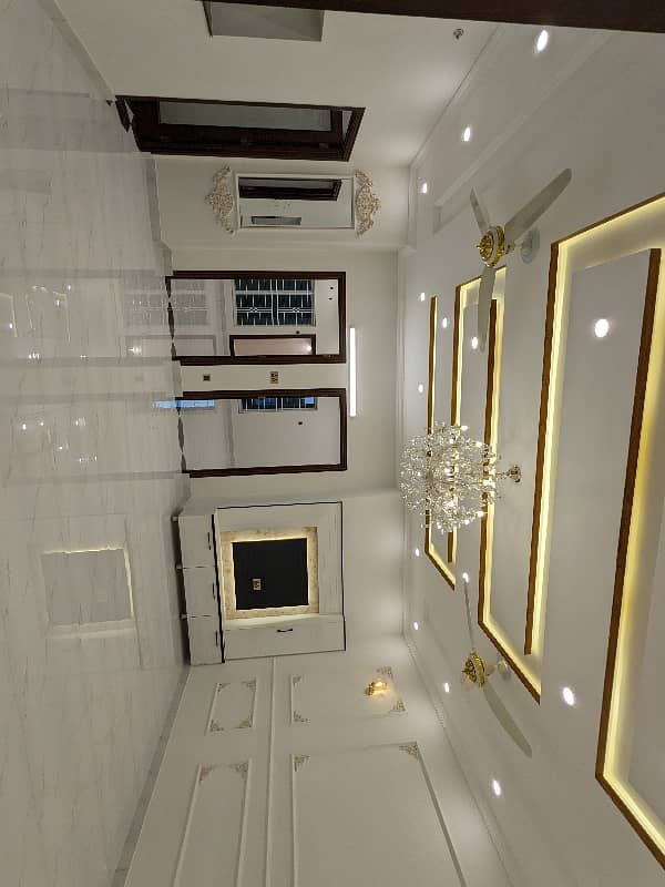 10 Marla Brand New Vip Luxury Stylish Spanish Style Double Storey Standard House Available For Sale In PIA Housing Society Johar Town Phase 1 Lahore Pics Also Original By Fast Property Services Real Estate And Builders Lahore 37