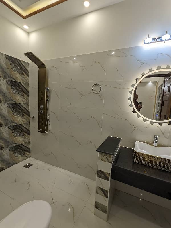 10 Marla Brand New Vip Luxury Stylish Spanish Style Double Storey Standard House Available For Sale In PIA Housing Society Johar Town Phase 1 Lahore Pics Also Original By Fast Property Services Real Estate And Builders Lahore 42