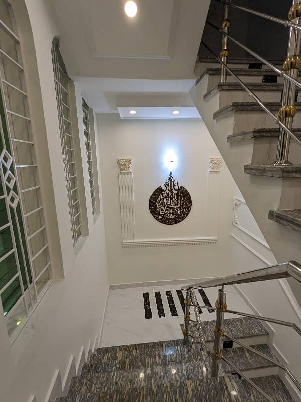 10 Marla Brand New Vip Luxury Stylish Spanish Style Double Storey Standard House Available For Sale In PIA Housing Society Johar Town Phase 1 Lahore Pics Also Original By Fast Property Services Real Estate And Builders Lahore 47