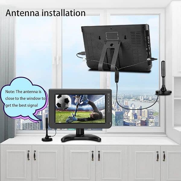 portable 10.1 inch monitor  rechargeable 2