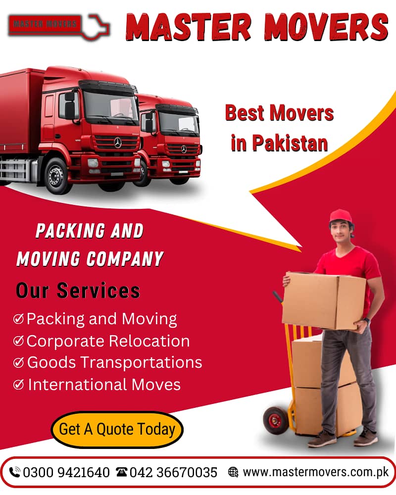 Master Packers and Movers - Top Class Moving Company 12