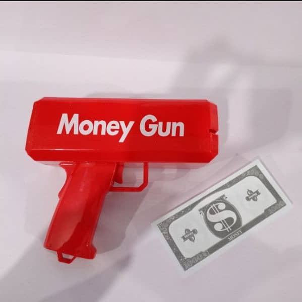 Money Gun - Rain Money - Money Spraying Gun - Toy Gun 0