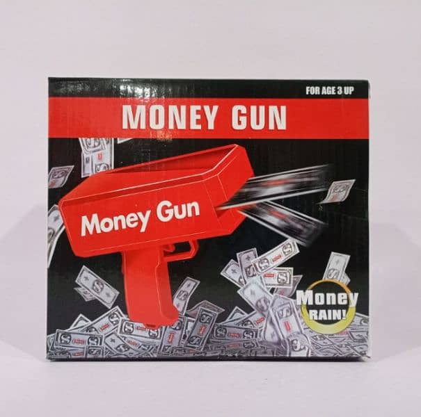 Money Gun - Rain Money - Money Spraying Gun - Toy Gun 2