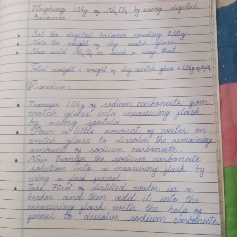 Handwritten assignment work 16