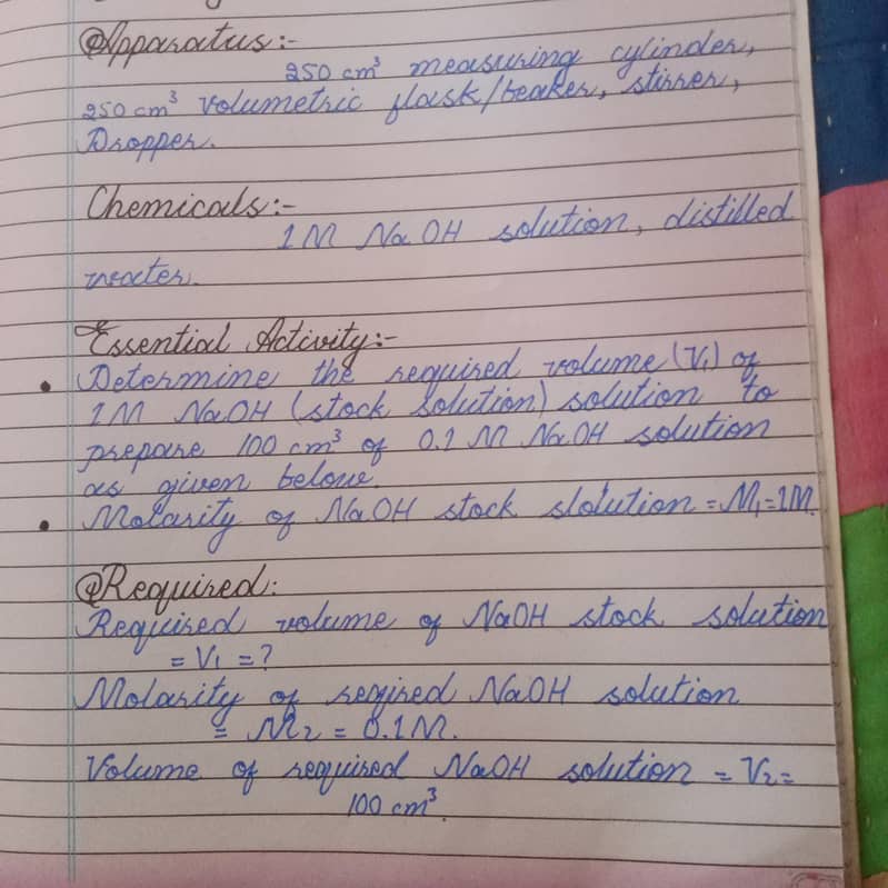 Handwritten assignment work 17