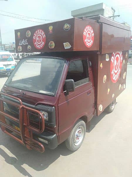Suzuki pickup restaurant for sale with foldable roof 4