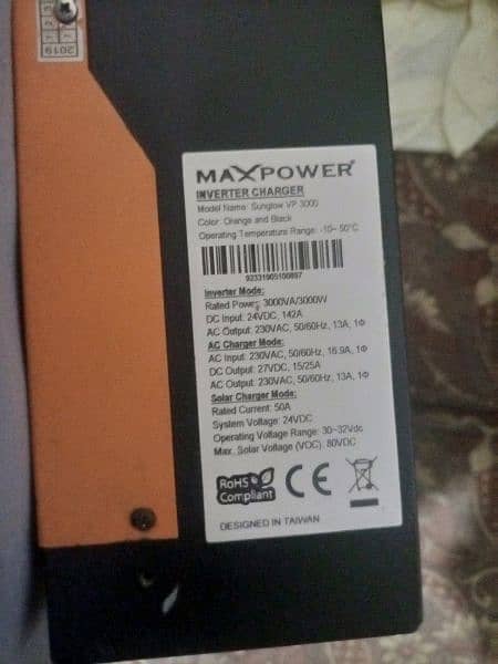 Max power solor invertor 3