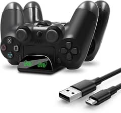 PS4 Controller Charging Station, AMANKA Playstation 4 Charger Dual USB