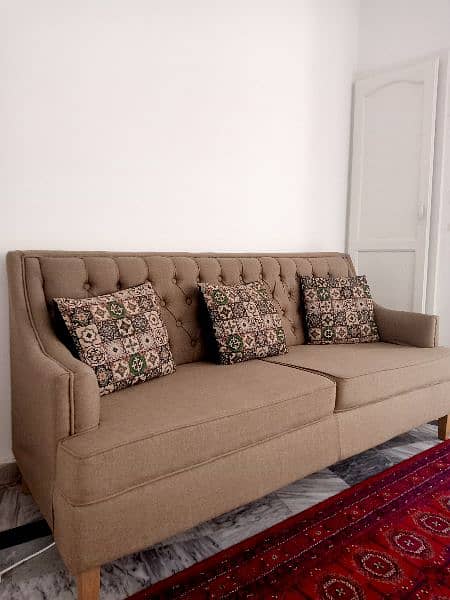 new sofa 3 seater greenish brown colour 1