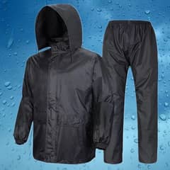 NEW Rain Coat Trouser Shirt - Black