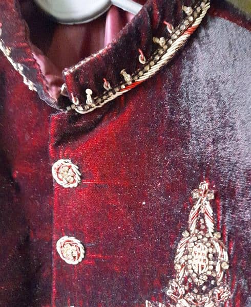 Embroidered sherwani for boys 4