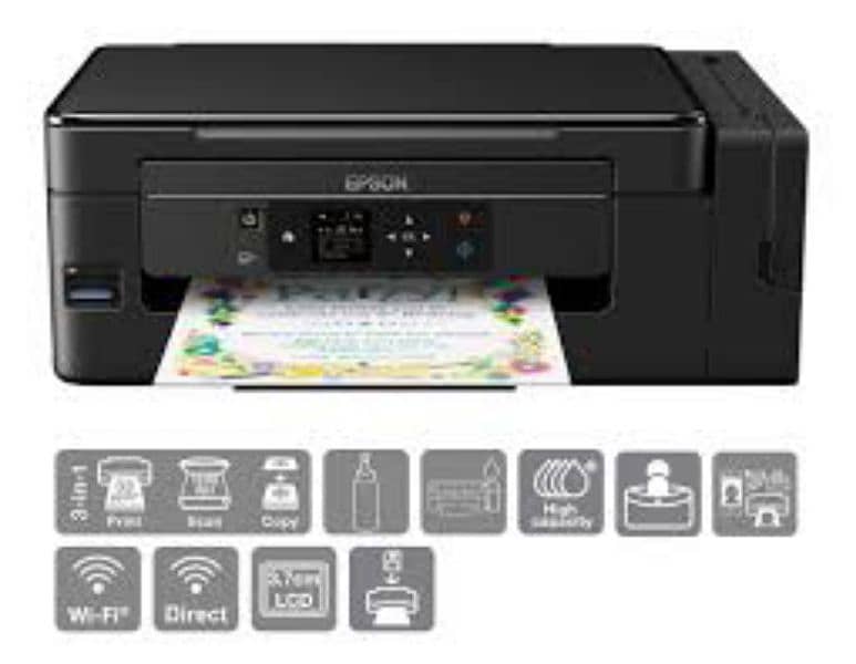 Epson et 2650 Wi-Fi pcolor black copier  printer 4