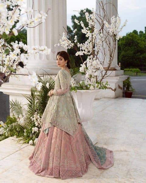 Bridal Walima dress for sale ( Brand / Designer NAQSHI) 0