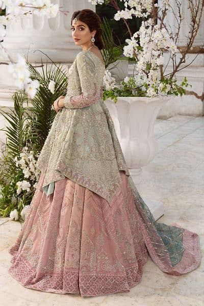 Bridal Walima dress for sale ( Brand / Designer NAQSHI) 2