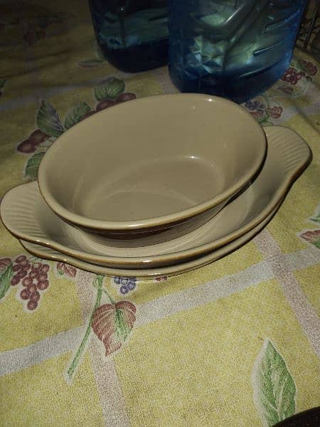 Beautiful entree dishes 3 piece set 2