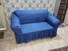 7 seater sofa with brand new cover . very good condition.
