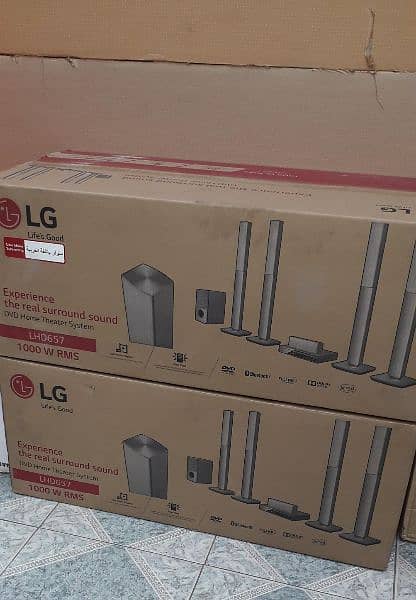 LG HOME THEATER 5.1 CHANNEL LHD647 1000 WATTS 0