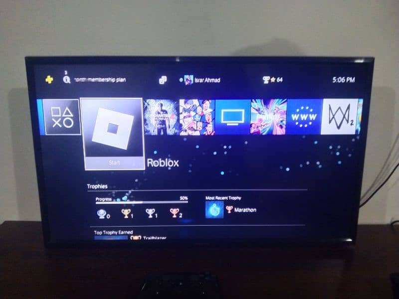 PS4 slim 1tb with 4 games 5