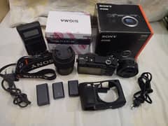 Sony A6500 with complete box and original battery and charger