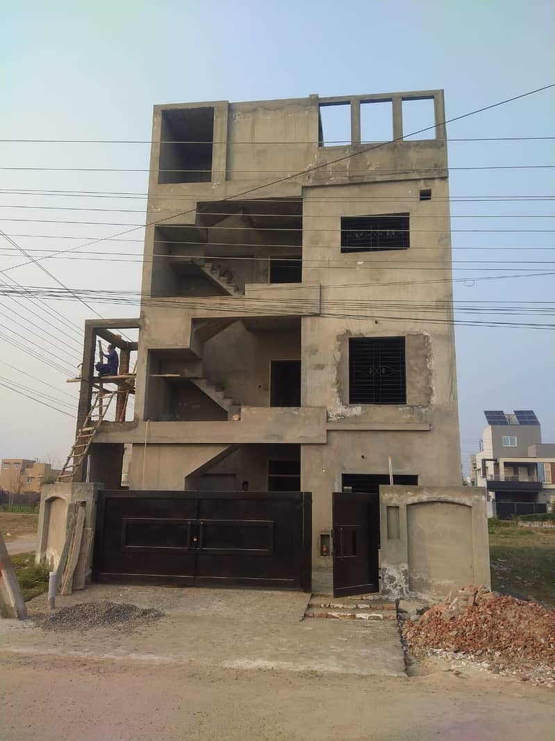10 Marla Grey structure house in AWT Phase 2 lahore 3