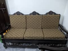 Solid wood sofa lush condition