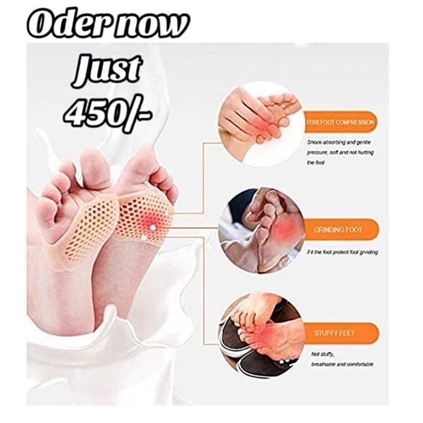 2 pcs Silicon Tip Toi Breathable Foot Protector 0