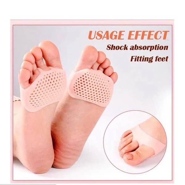 2 pcs Silicon Tip Toi Breathable Foot Protector 1