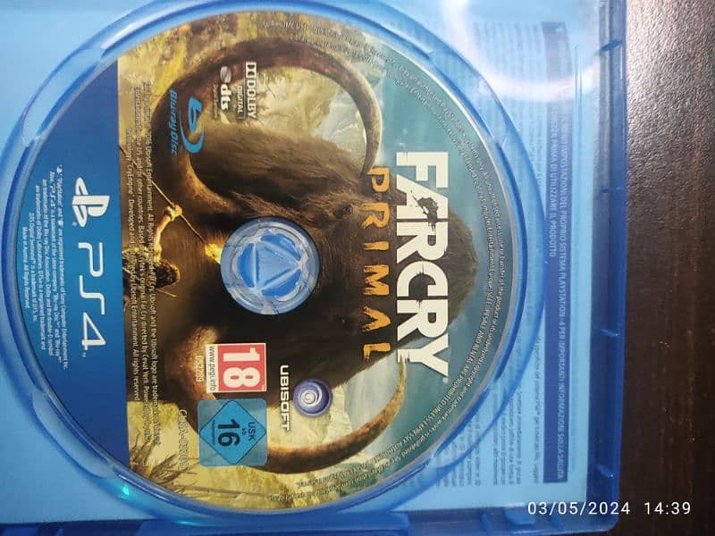 Farcry Primal Special Edition Ps4 CD 1