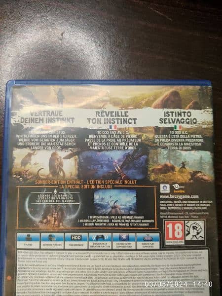 Farcry Primal Special Edition Ps4 CD 2