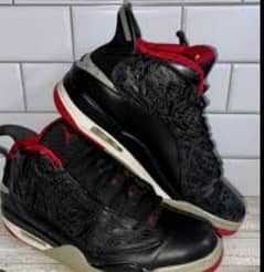 jordan 9 dub zero black and red (basketball shoes)