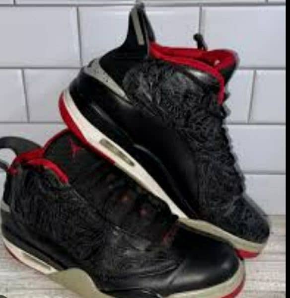 jordan 9 dub zero black and red (basketball shoes) 0