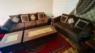 sofa set with tables