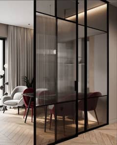 Aluminium Windows/door & Glass Work Shower Cubical/Glass Office Cabin/
