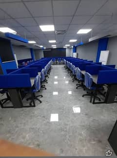 35seats Call Center Fully Furnished For Rent,