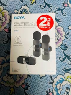 Boya BY V2 microphone for sale only 1week use