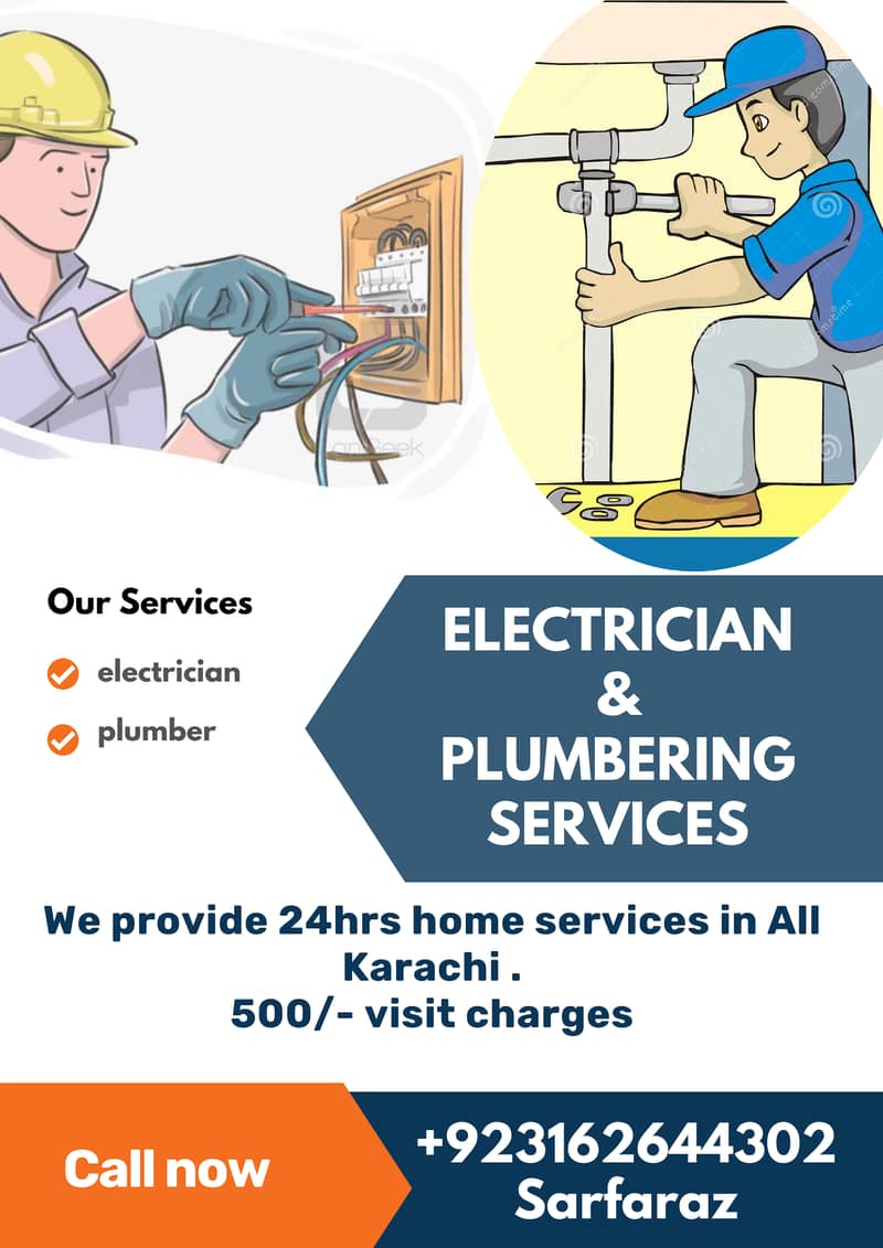Electrician and Plumbering services 0