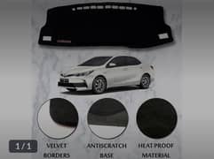 Toyota Corolla 2014-2021 Dashboard Cover Mat - Heat Proof Material