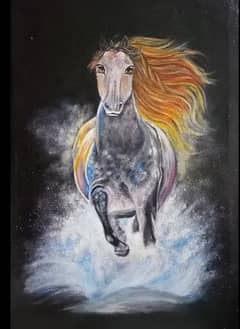 Aesthetic horse painting