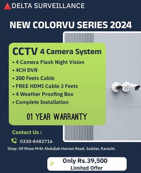 CCTV 4 Cameras Installation Discounted Packages 2