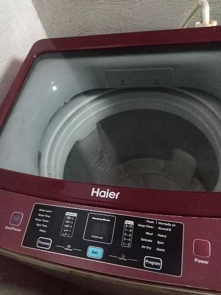 Haier autometic washing machin 12kg 3