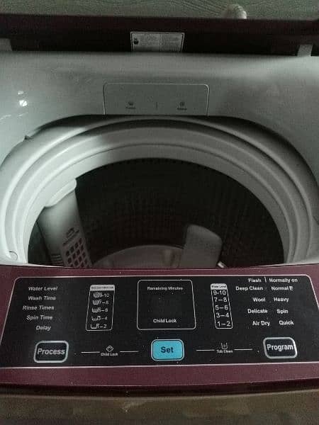 Haier autometic washing machin 12kg 4