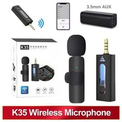 K35 High Quality Collar Wireless Single Microphone / wireless mic