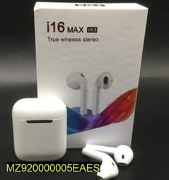 i16 Max Airbuds White